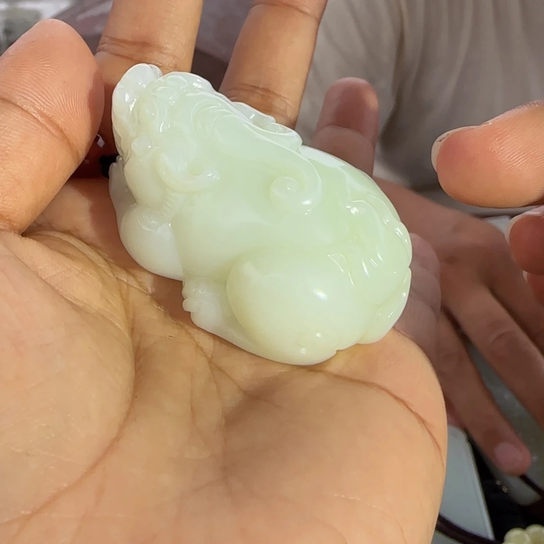 和田玉未镶嵌颈饰65