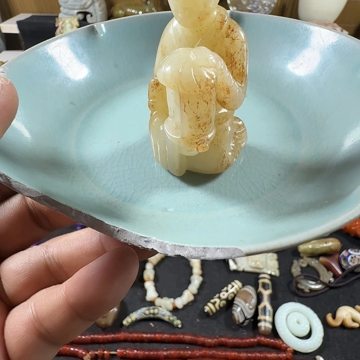 阿***同摆件瓷玉11111111111111111