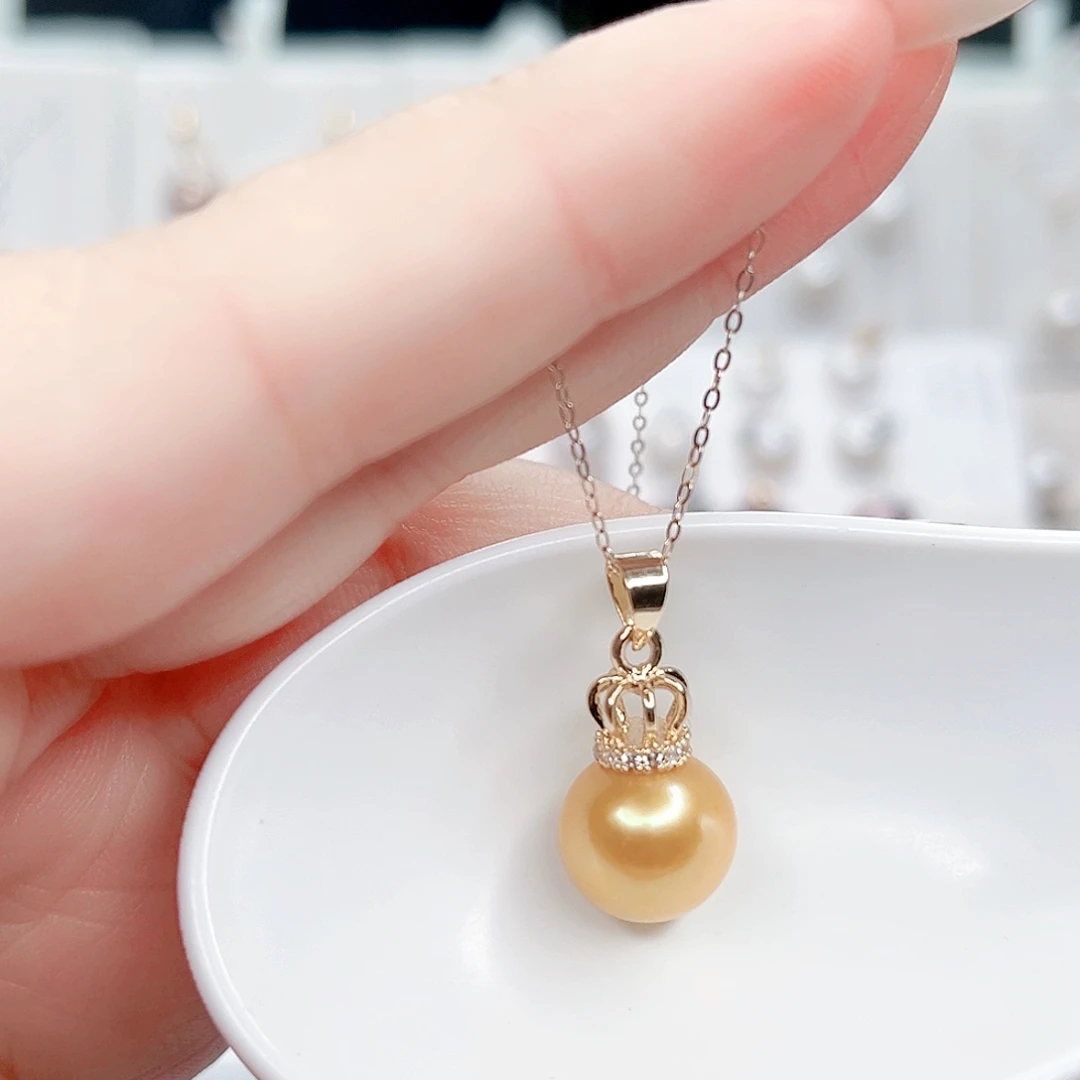 淡水珍珠吊坠(赠链)合金