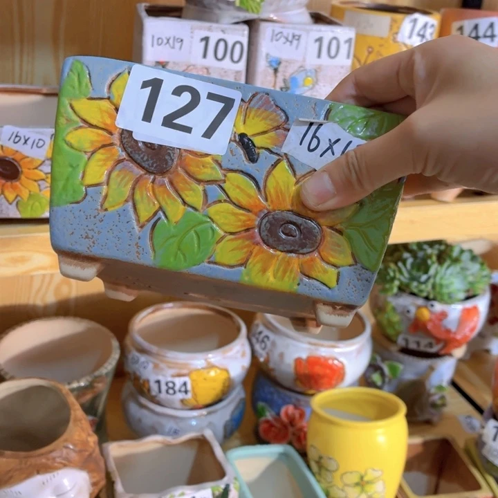 多肉花盆满15包邮，爱退款拉黑