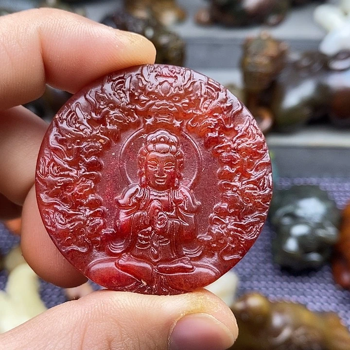 未镶嵌蛇纹石玉颈饰