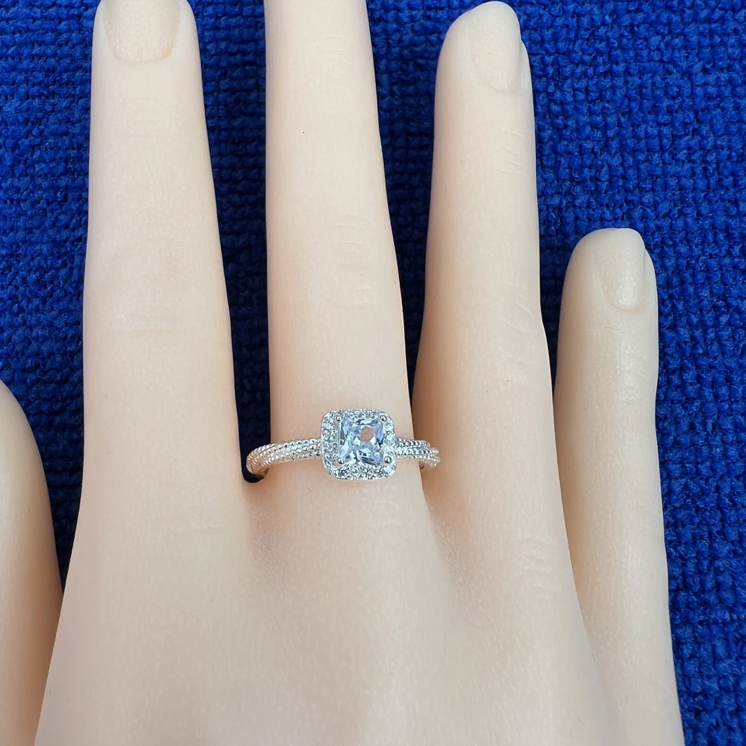 999纯银戒指货号 5001女款【无礼盒】