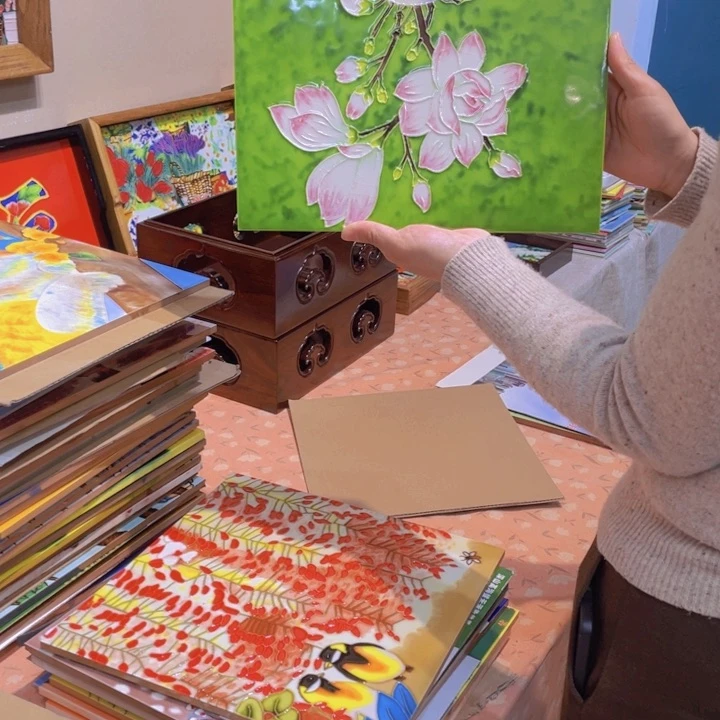 【闪购商品】瓷片K****e玉兰花小鸟