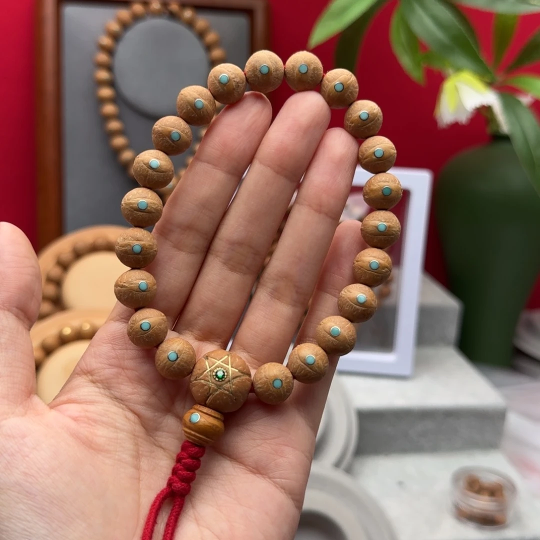 凤眼菩提手串11.5左右镶嵌手串