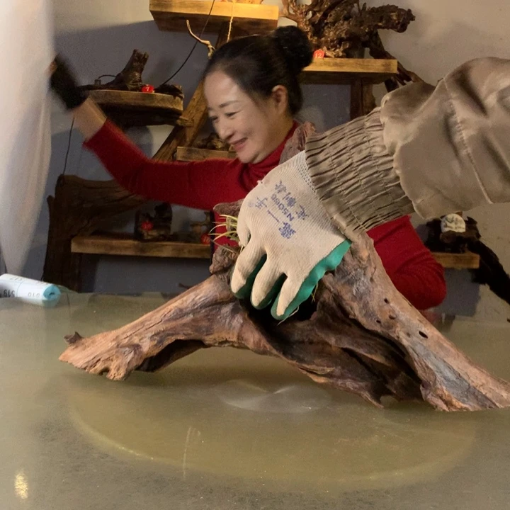 L***y天然的云南紫柚木会黄色