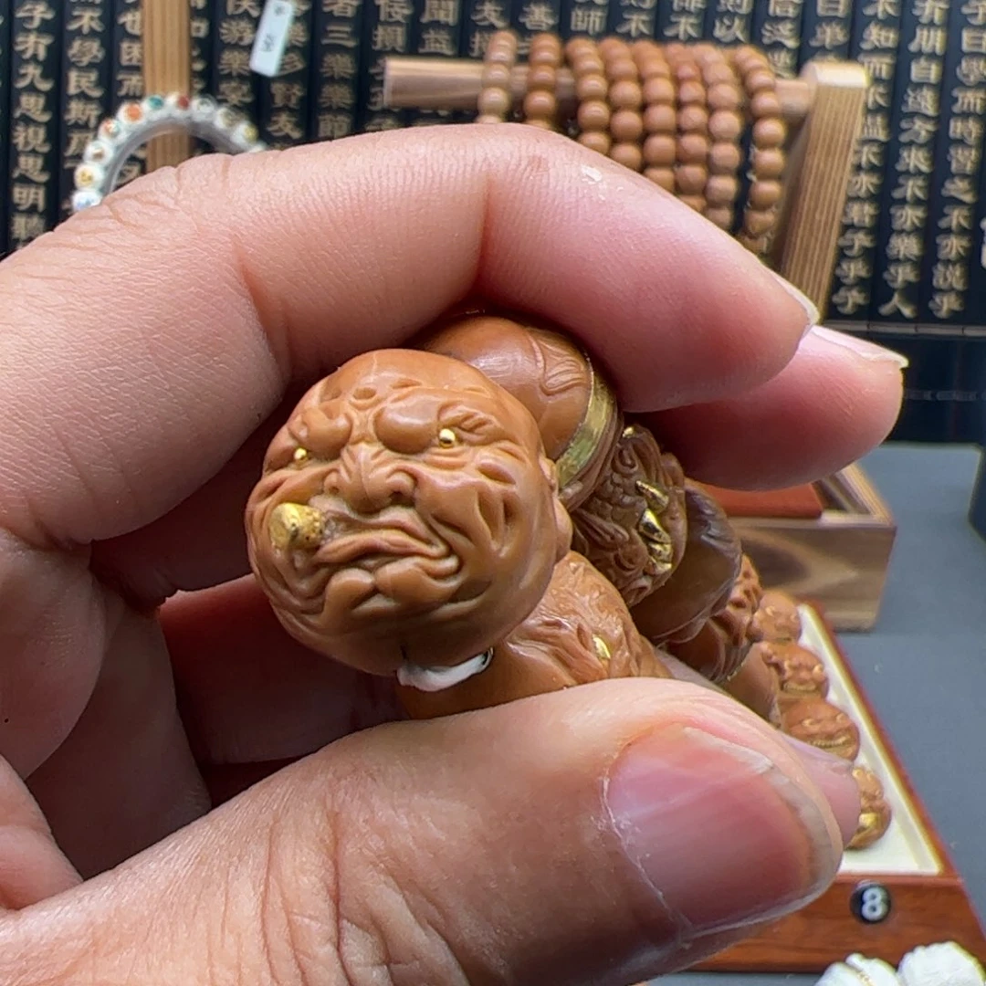 猴头核桃吊坠烟鬼
