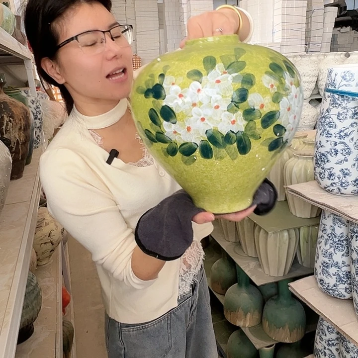 陶摆件景德镇陶瓷花瓶花器