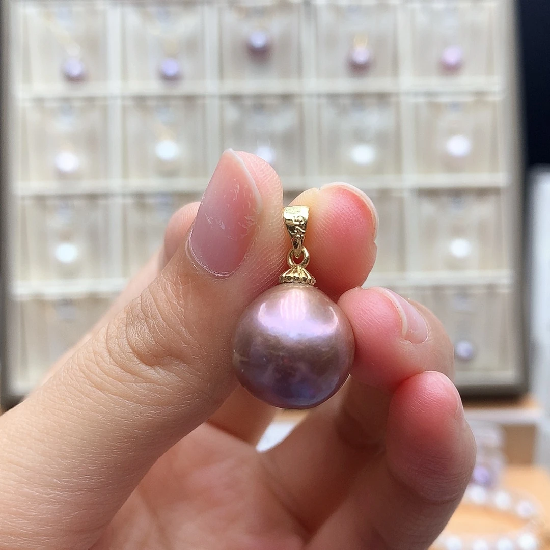 颈饰合金淡水珍珠