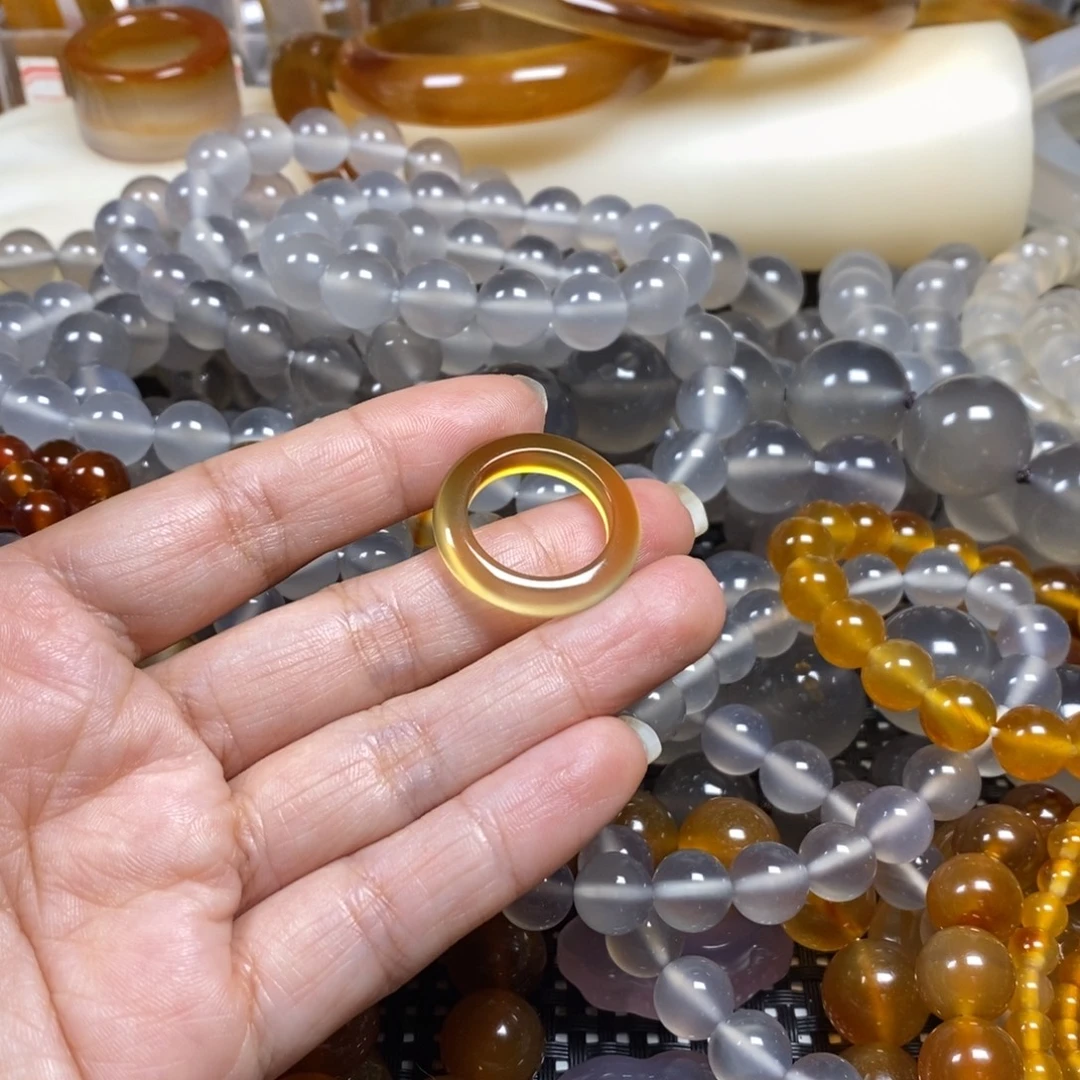 S***t玛瑙/玉髓未镶嵌玛瑙戒圈