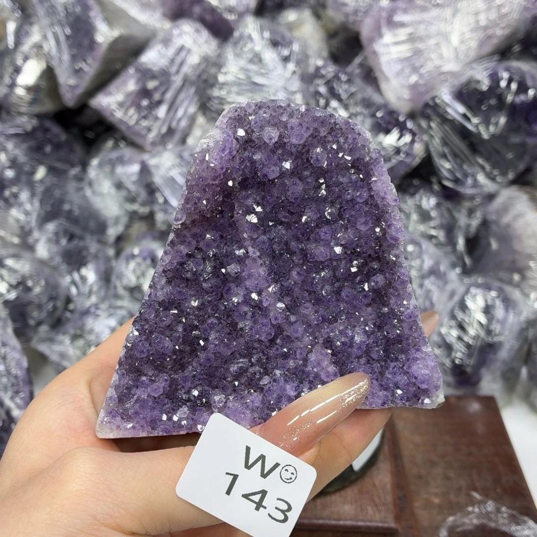 紫晶摆件未镶嵌紫水晶