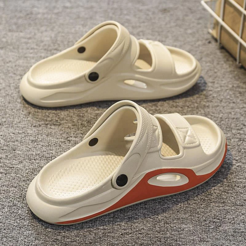 2025凉鞋男夏季外穿厚底踩屎感沙滩运动防滑开车涉水两用沙滩拖鞋