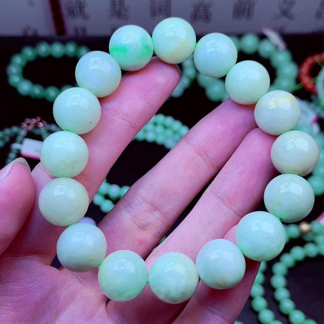 翡翠未镶嵌毛衣链