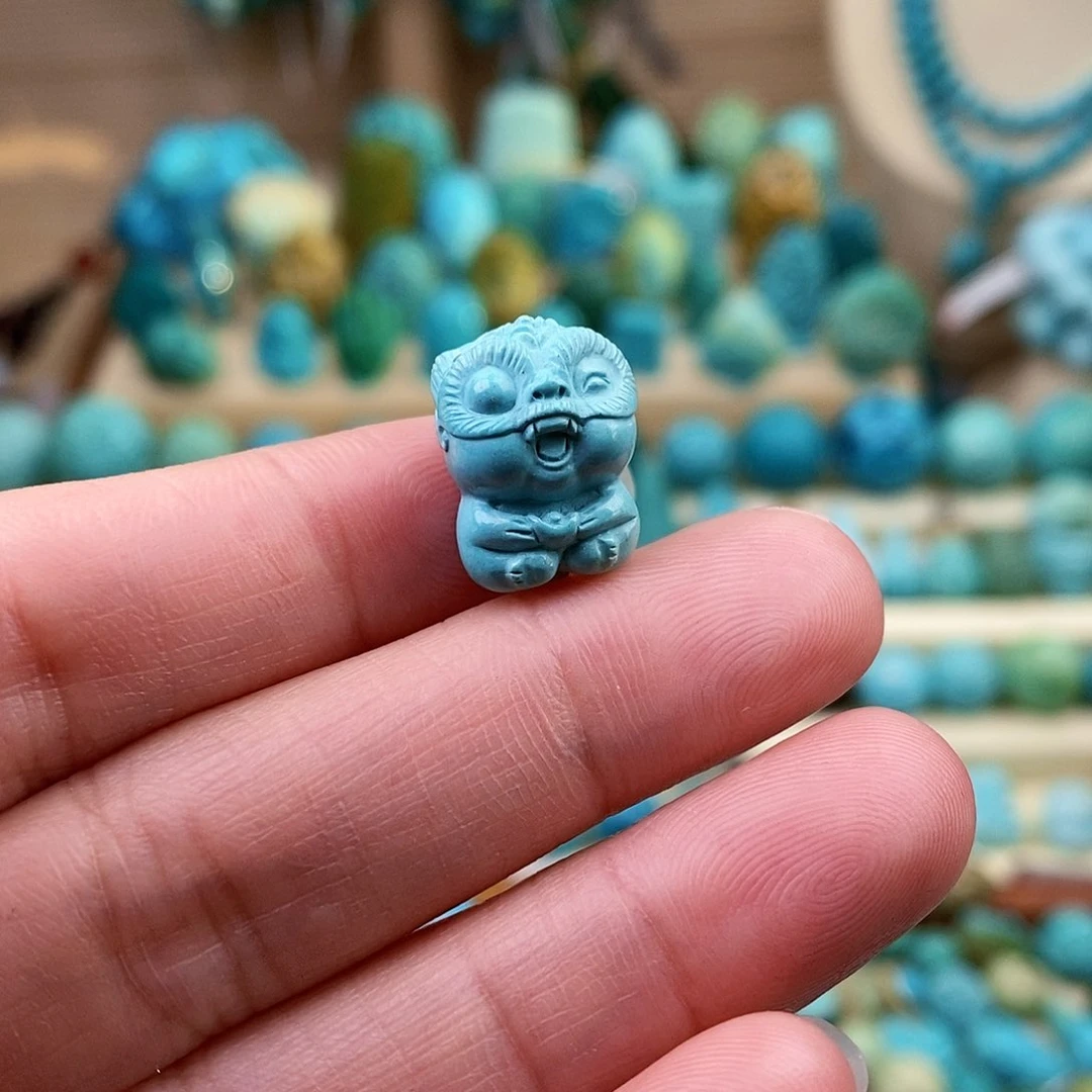 绿松石珠宝奇石未镶嵌