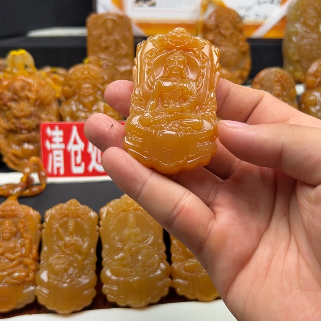石英质玉（黄龙玉）未镶嵌多样性发货，发其一