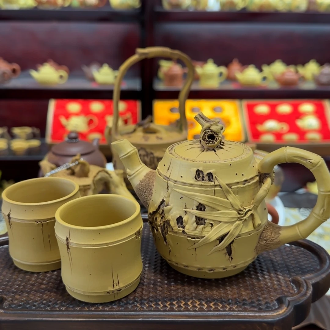 【闪购商品】紫砂茶壶竹节青蛙