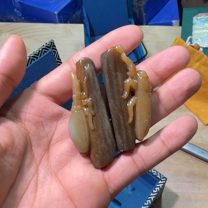 未镶嵌和田玉（糖玉）挂件