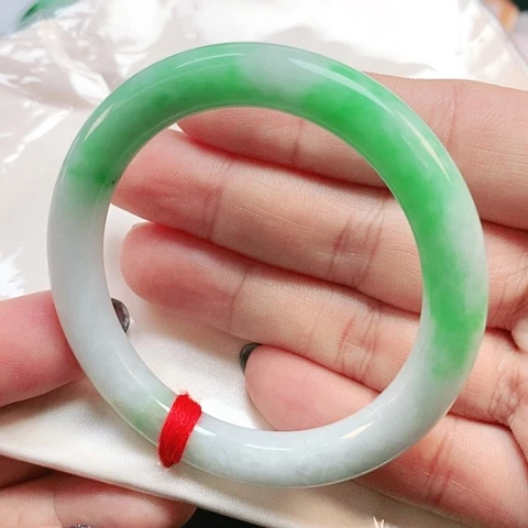 未镶嵌手镯翡翠圆条2662