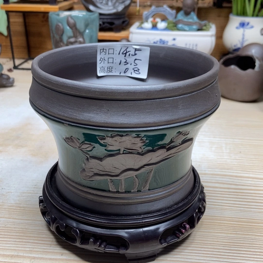 瓷片陶瓷花盆陶瓷艺术
