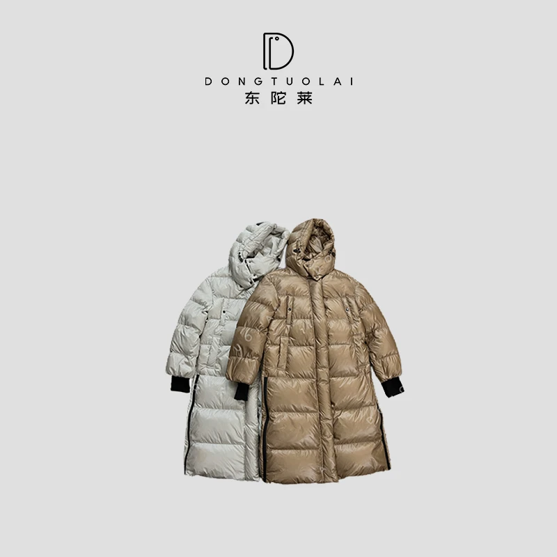 《冬眠》羽绒服中长款款舒适时尚休闲黑色秋冬保暖冬季百搭简约