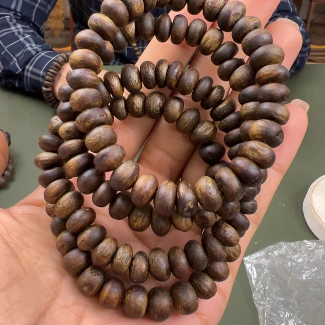 沉香手串乌身树钉卡9/8g单圈多样性发一