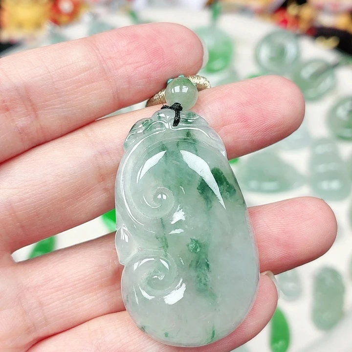 颈饰未镶嵌翡翠缅甸天然A货翡翠