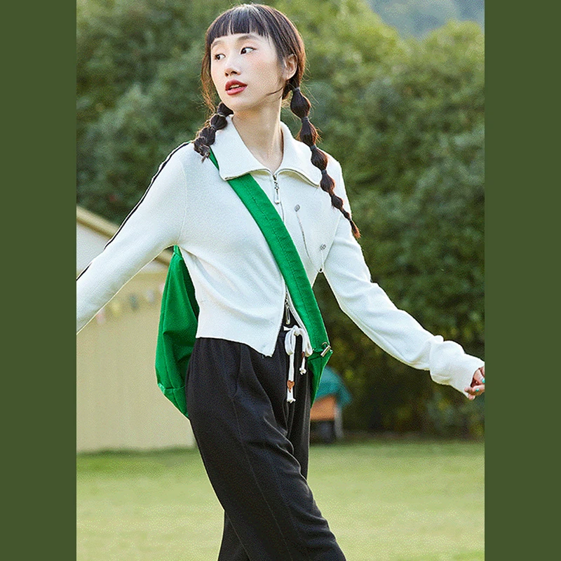 32894【觅系列】翻领链条针织开衫31MX12D550