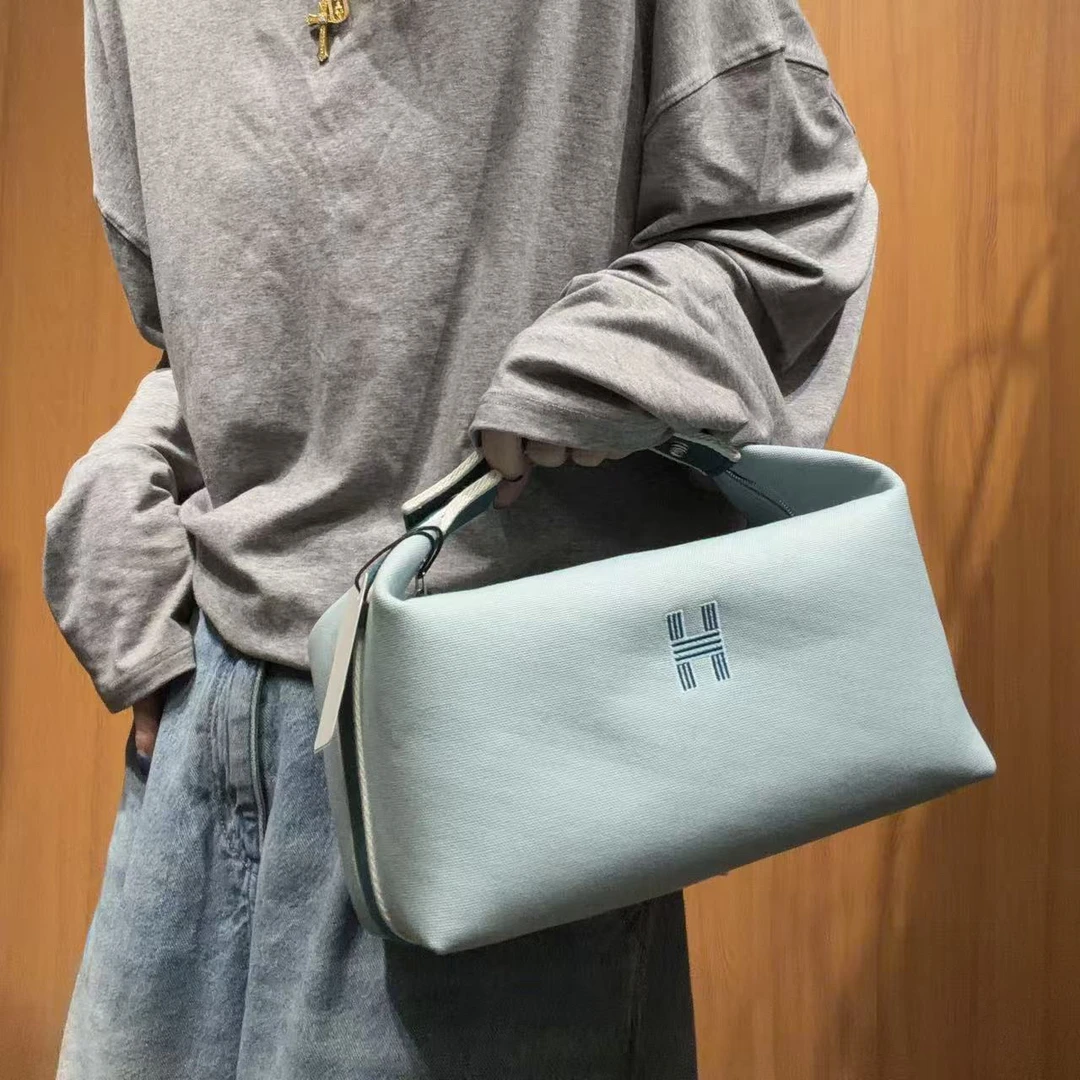 95新 Hermes/爱马仕 【福利】【蕾】 97 0941 蓝色手提包