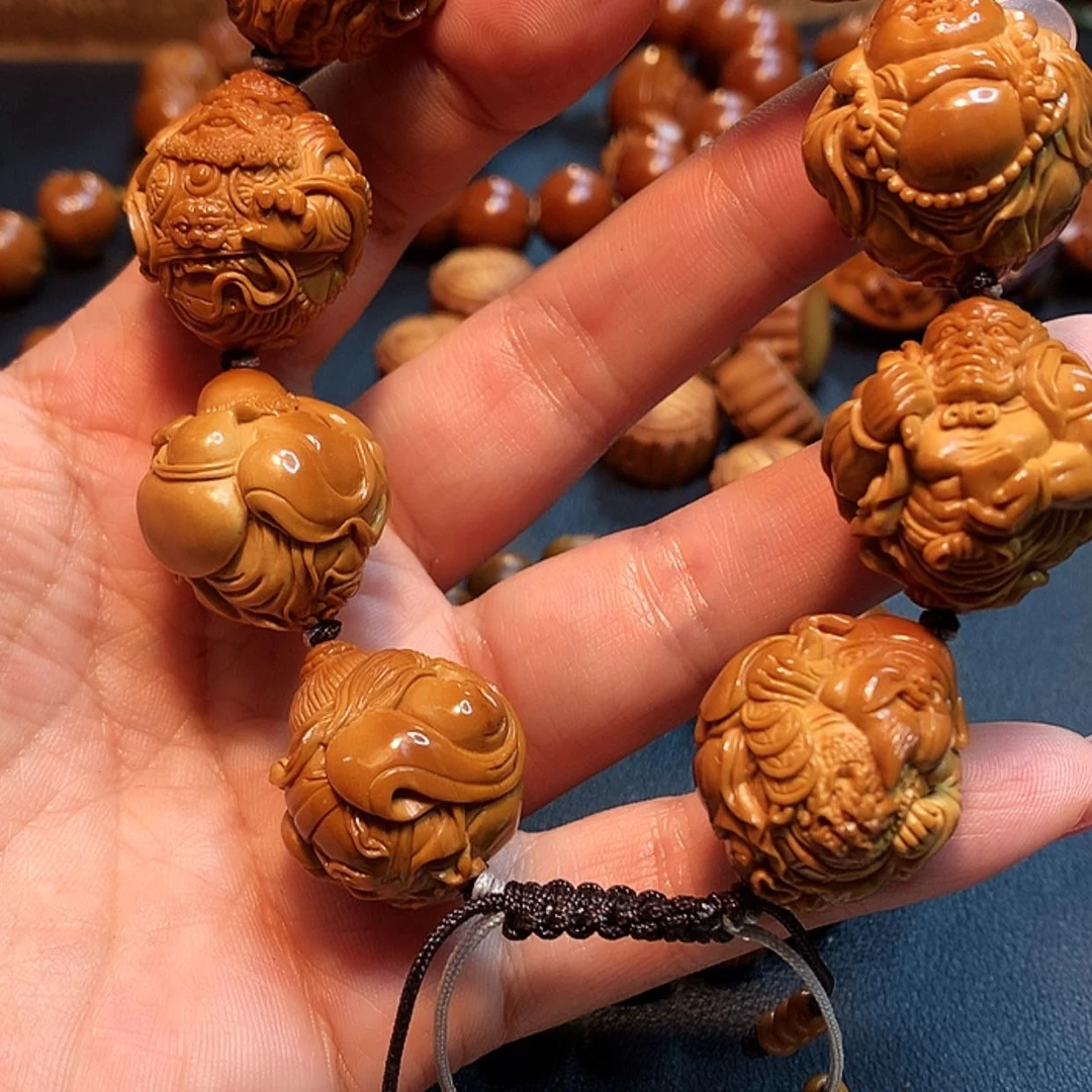 【闪购商品】橄榄核手串/手链爱****拉橄榄雕