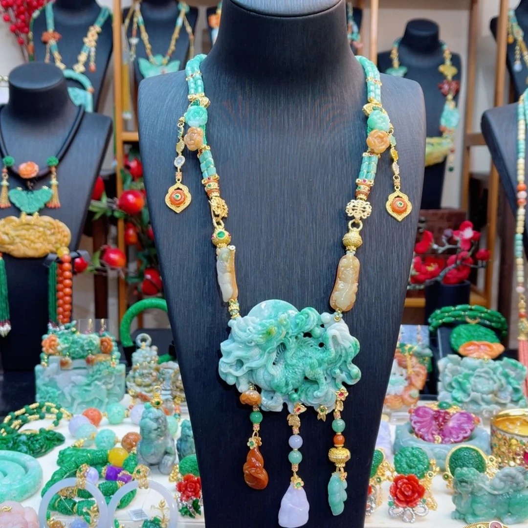 翡翠颈饰合金48小时鉴赏期