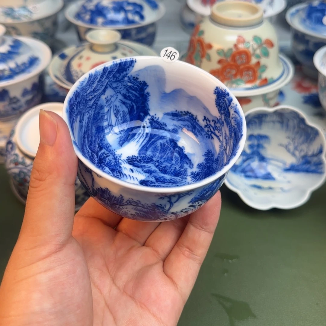 彦祖纯手工手绘茶具146