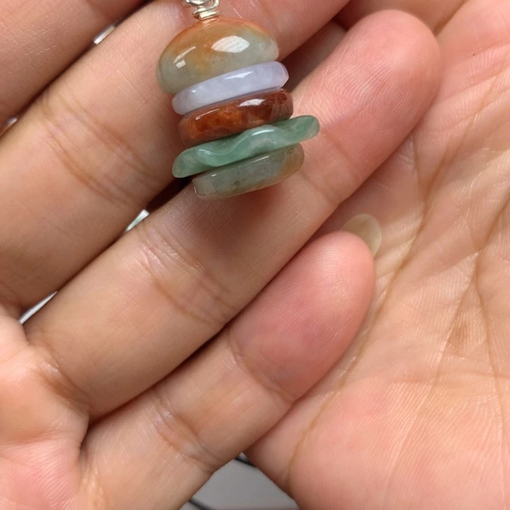 颈饰未镶嵌翡翠天然A货翡翠