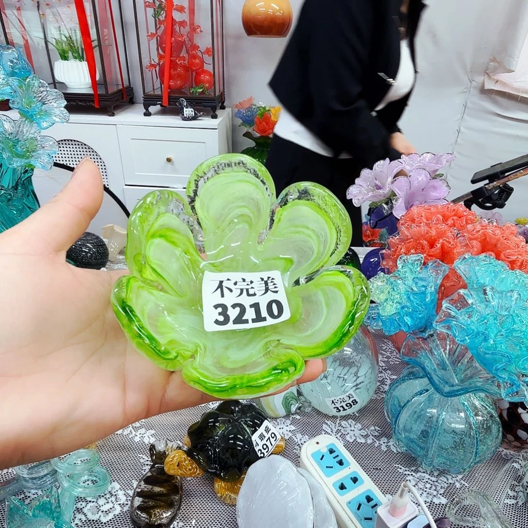 不退不换琉璃花瓶花器艺术摆件