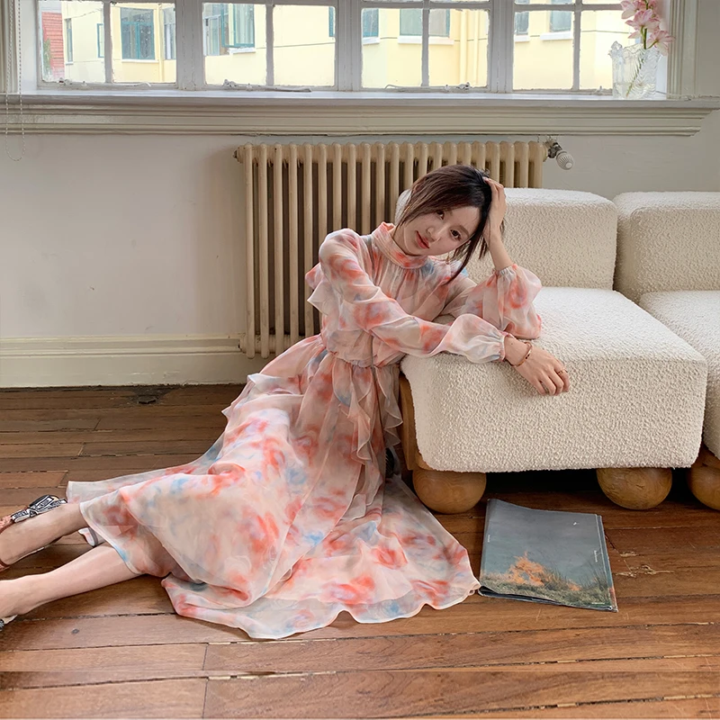 【惊鸿裙系列】连衣裙女新款时尚长&短款连衣裙QL231083