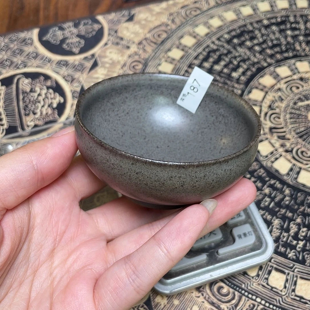 茶盏187 福临号建盏薄胎柴烧微瑕