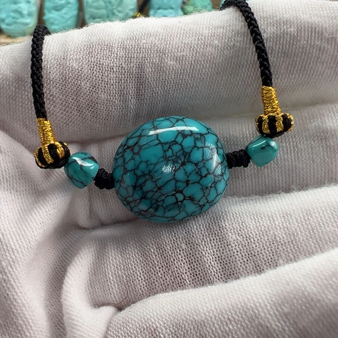 未镶嵌绿松石随形17.4mm