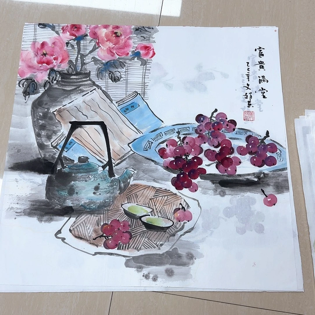 国画国画作品集一个