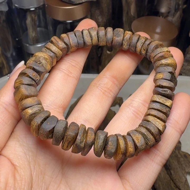 线香海南陆河树心片珠单圈15克