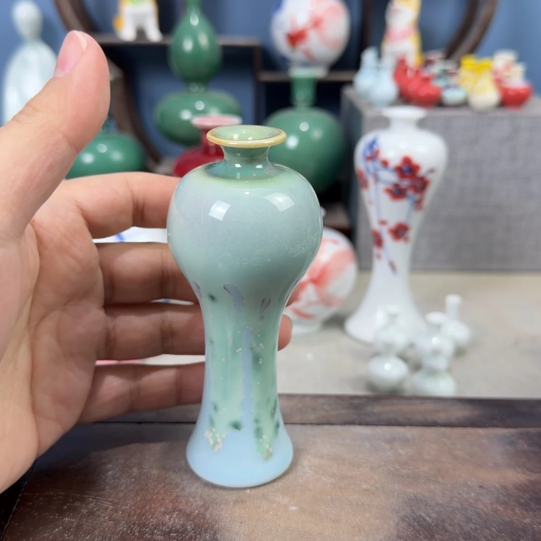 陶瓷手工小花器摆件