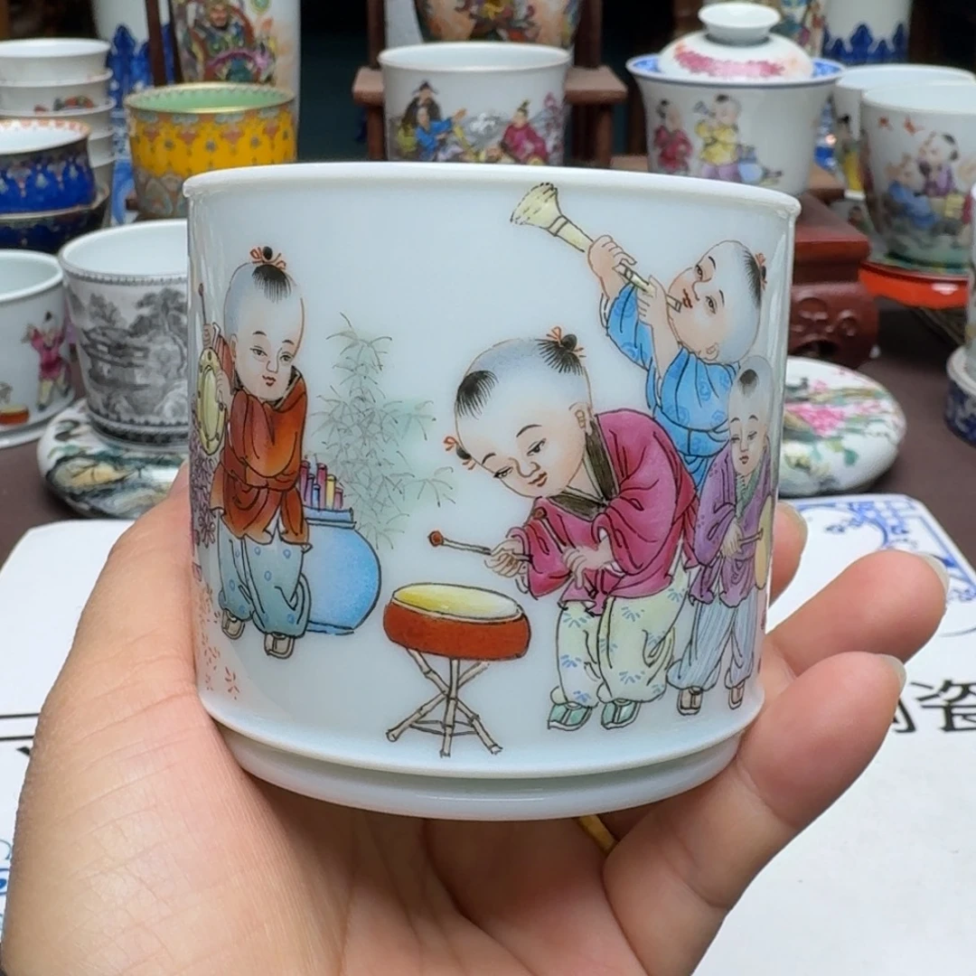 景德镇手工手绘展示