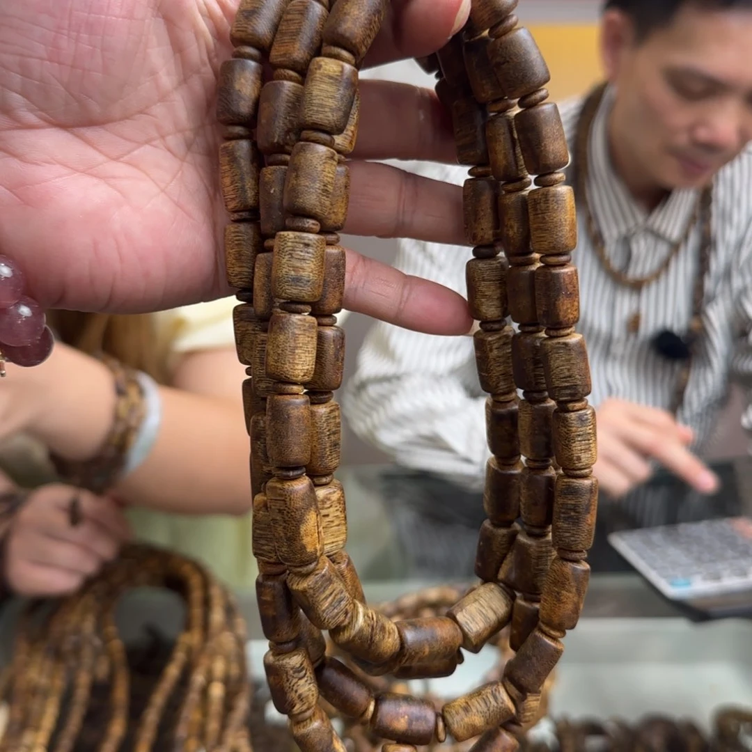 手串沉香多样性发1条巨无霸板头白棋高货49克