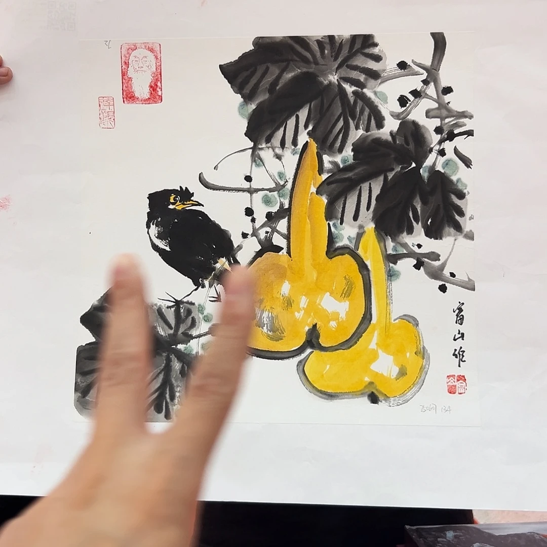 国画画家孙立芳精品原作