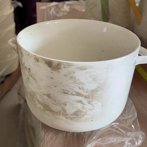 微瑕，不能明火，口径17高12