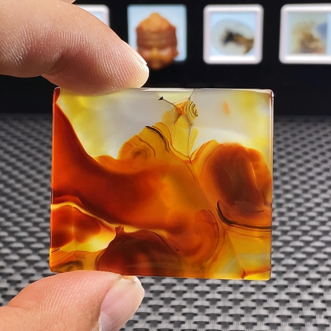 玛瑙/玉髓未镶嵌吊坠(不含链)41