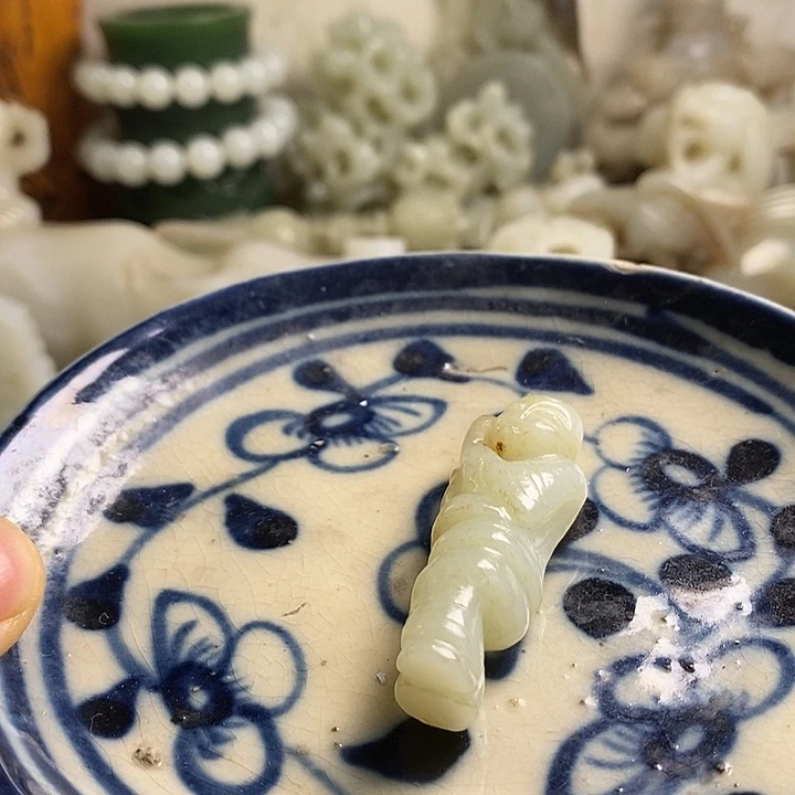 瓷片工艺品瓷盘内挂坠