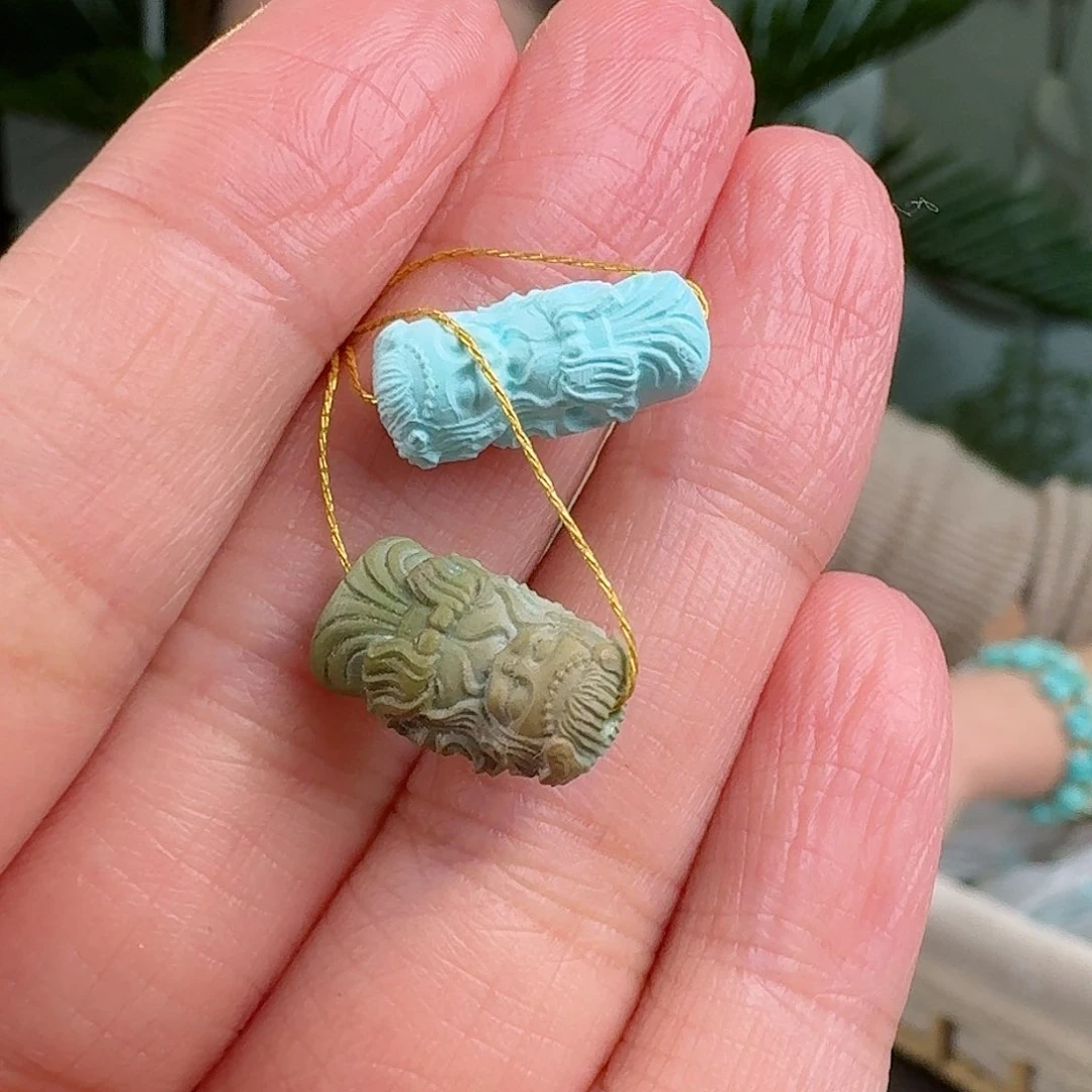 绿松石珠宝奇石未镶嵌