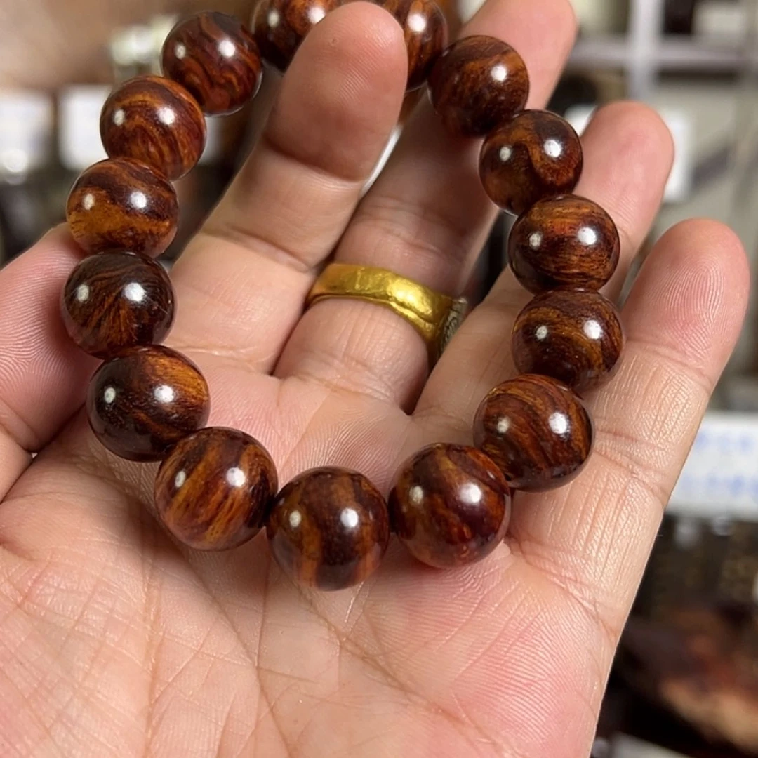 【闪购商品】黄花梨/降香黄檀手串/手链法***帅