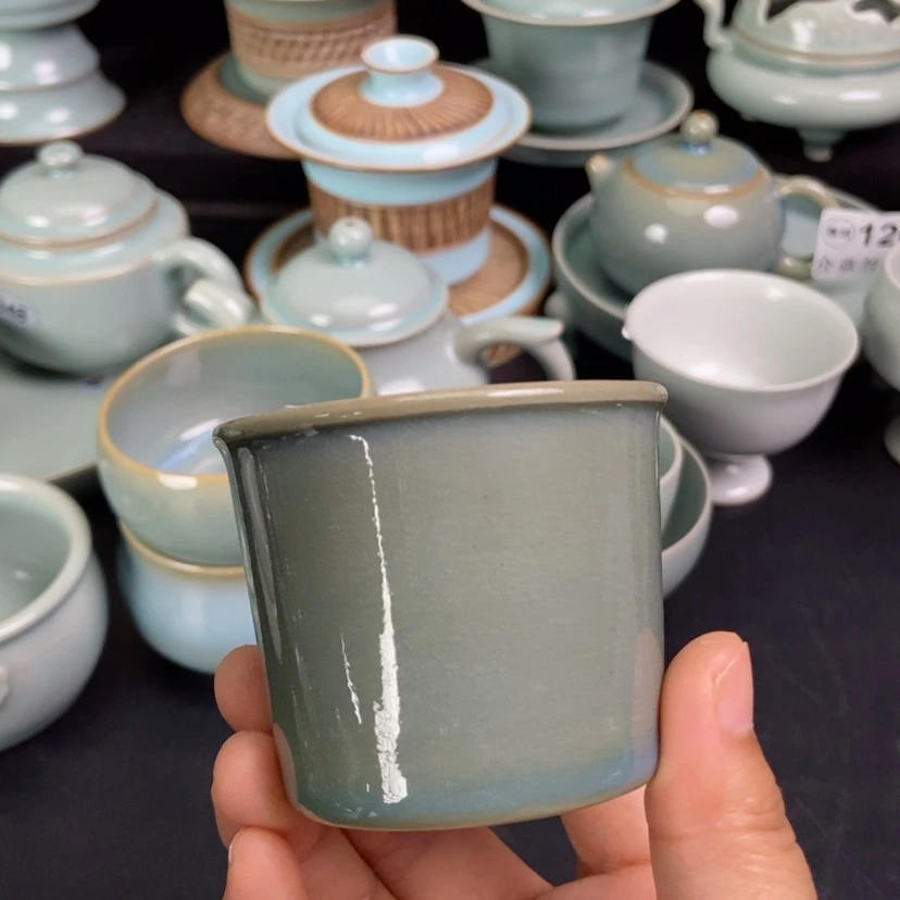 【闪购商品】可乐杯原矿天蓝釉
