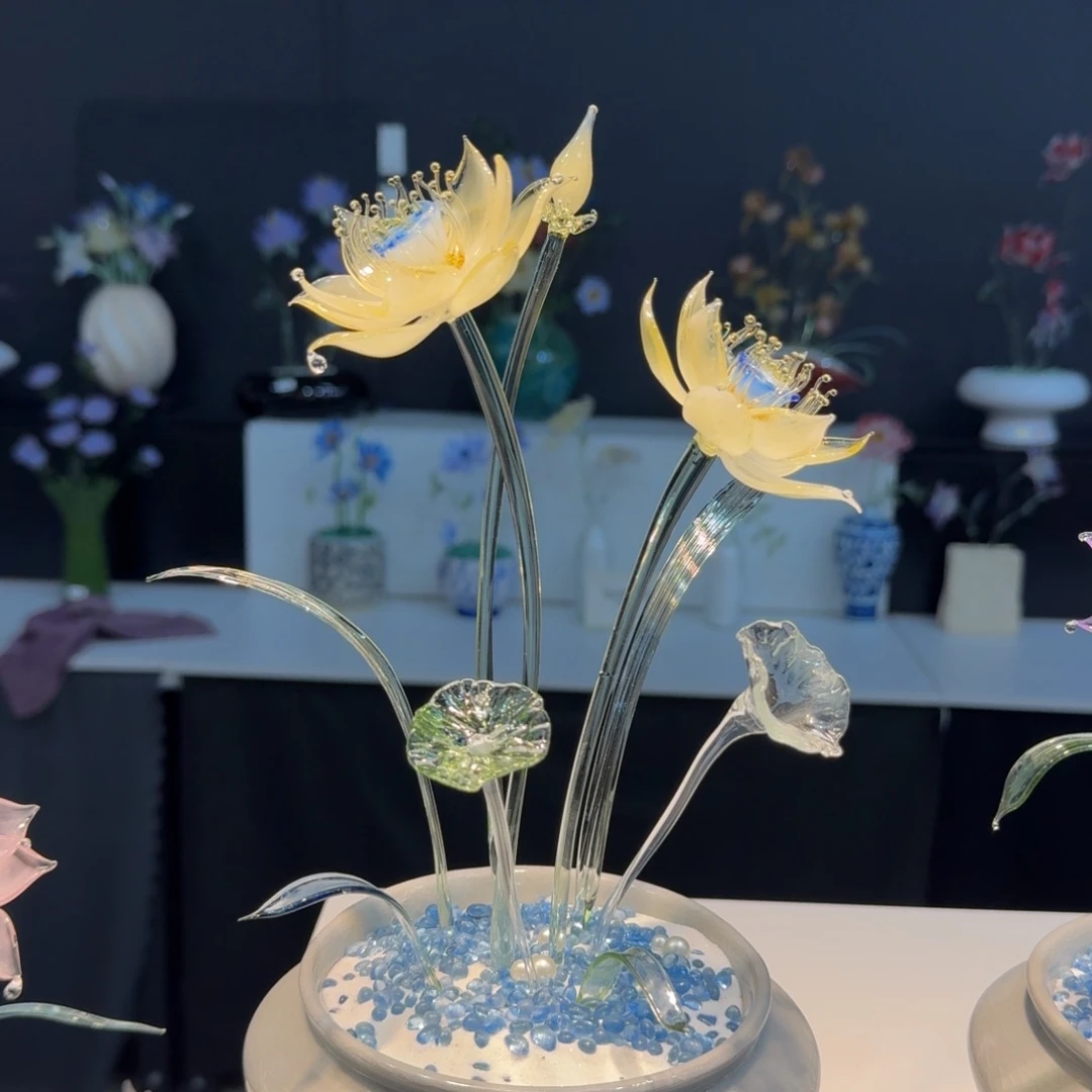 手工艺品琉璃好运莲莲36