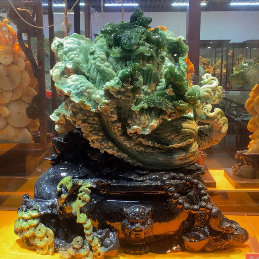 【闪购商品】未镶嵌蛇纹石玉摆件覆膜