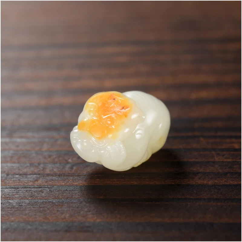 玉石缘【虎虎生威11g】新疆和田玉籽料精品生肖虎男女款挂件吊坠
